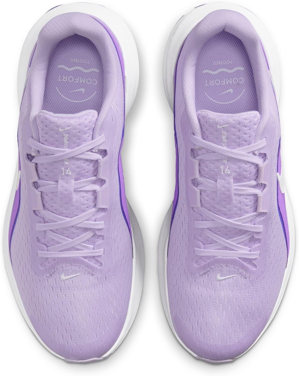 image:imageNike Womens Downshifter 14 Road Running ShoesViolet MistWhiteSapphireBright Violet