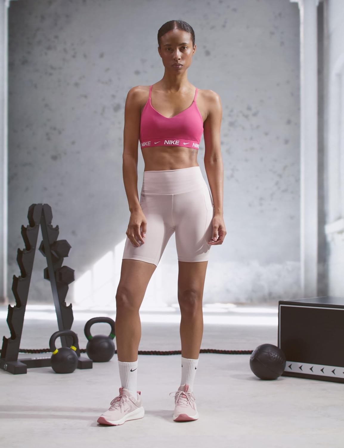 image:imageNike Womens Indy Sports Bra Light SupportSweet Beet