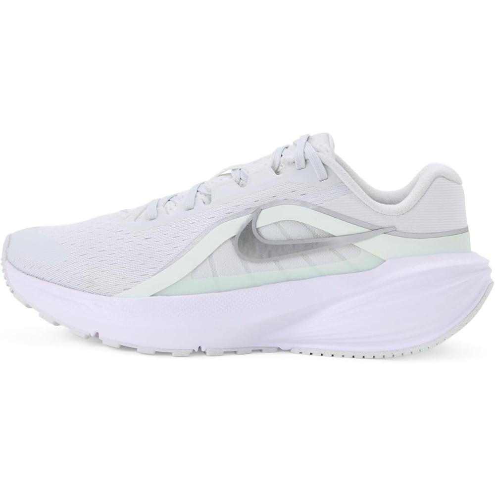 image:imageNike Womens Downshifter 14 Road Running ShoesOff WhiteMetallic SilverBarely Green