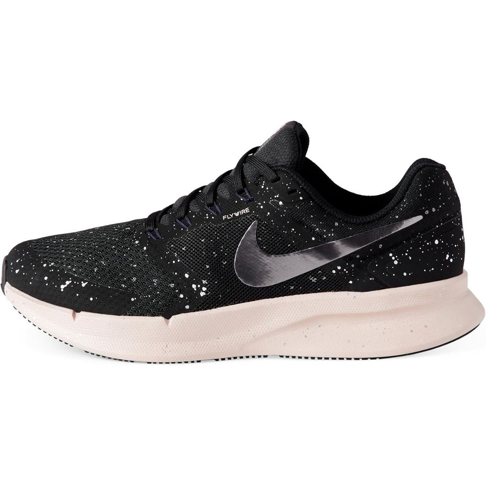 image:imageNike Womens Run Swift 3 Road Running ShoesBlackMetallic Dark GreyMetallic Silver