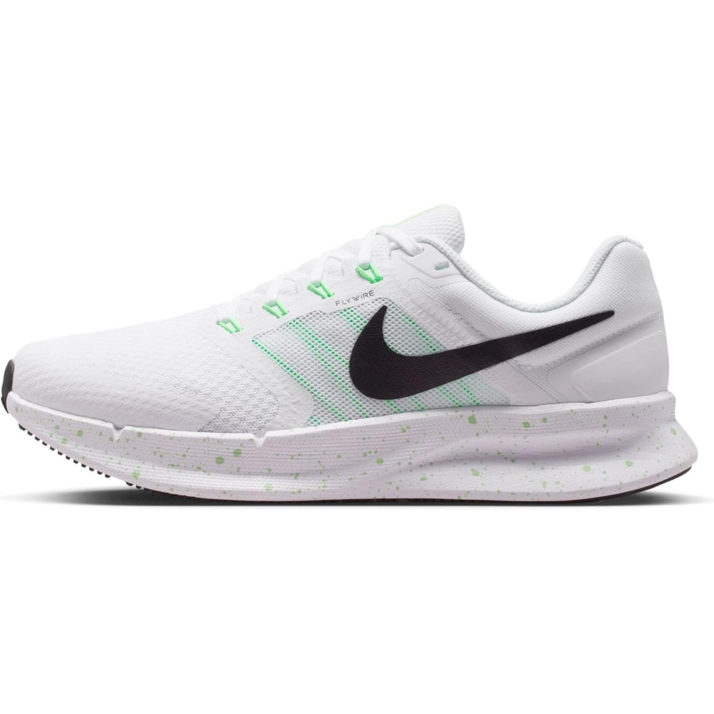 image:imageNike Womens Run Swift 3 Road Running ShoesWhiteBlackcucumber Calmillusion Green