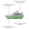 Nike Women’s Downshifter 14 Road Running Shoes(White/White-cucumber Calm-illusion Green)
