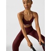 Nike Women’s Indy Sports Bra (Light Support)(Burgundy Crush/White)