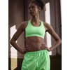 Nike Women’s Swoosh Sports Bra (Medium Support)(Illusion Green/White)