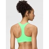 Nike Women’s Swoosh Sports Bra (Medium Support)(Illusion Green/White)