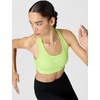 Nike Women’s Swoosh Sports Bra (Medium Support)(Light Lemon Twist/White)