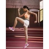 Nike Women’s Swoosh Sports Bra (Medium Support)(Orange Pulse/White)