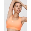 Nike Women’s Swoosh Sports Bra (Medium Support)(Orange Pulse/White)