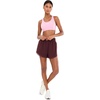 Nike Women’s Swoosh Sports Bra (Medium Support)(Pink Rise/White)