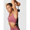 Nike Women’s Swoosh Sports Bra (Medium Support)(Pink Smoke/White)