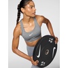 Nike Women’s Swoosh Sports Bra (Medium Support)(Smoke Grey/Pure/White)