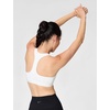 Nike Women’s Swoosh Sports Bra (Medium Support)(White/Stone Mauve/Black)