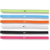Nike Women’s FLEX CLASSIC 6 PACK HEADBAND(Volt/vivid pink/white)