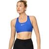 Nike Women’s Swoosh Sports Bra (Medium Support)(Hyper Royal/White)
