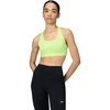 Nike Women’s Swoosh Sports Bra (Medium Support)(Light Lemon Twist/White)