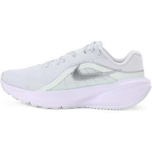 Nike Women’s Downshifter 14 Road Running Shoes(Off White/Metallic Silver/Barely Green)