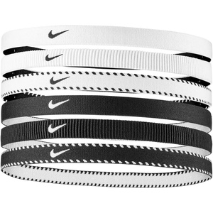 Nike Women’s FLEX CLASSIC 6 PACK HEADBAND(White/black/white)