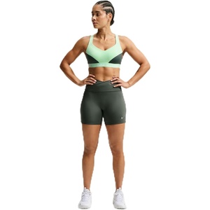 Nike Women’s Indy Sports Bra (High Support)(Cucumber Calm/Camo Green)