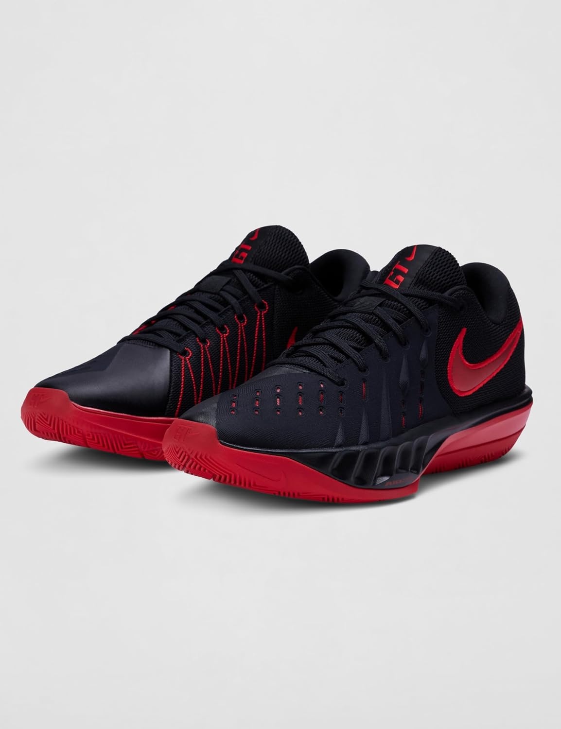 image:imageNike Unisex Adult GT Cut Academy Basketball ShoesBlackUniversity Red