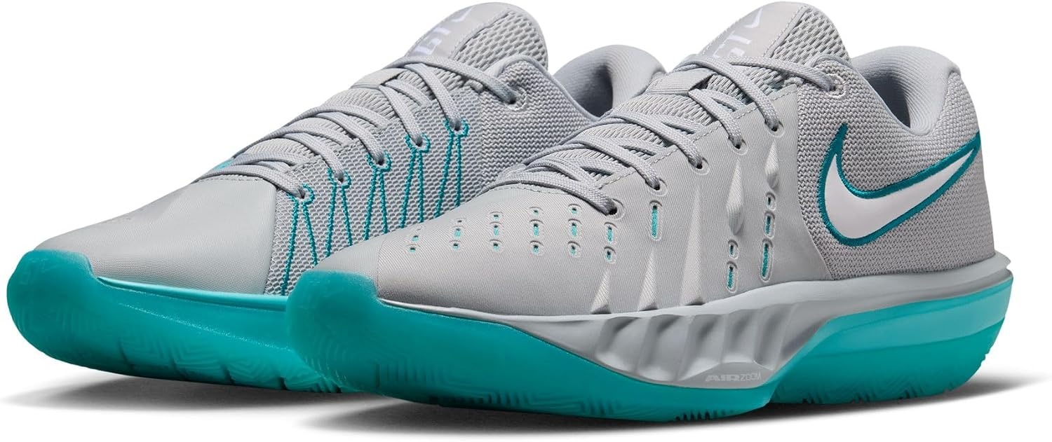 image:imageNike Unisex Adult GT Cut Academy Basketball ShoesWolf GreyWhitedusty Cactus