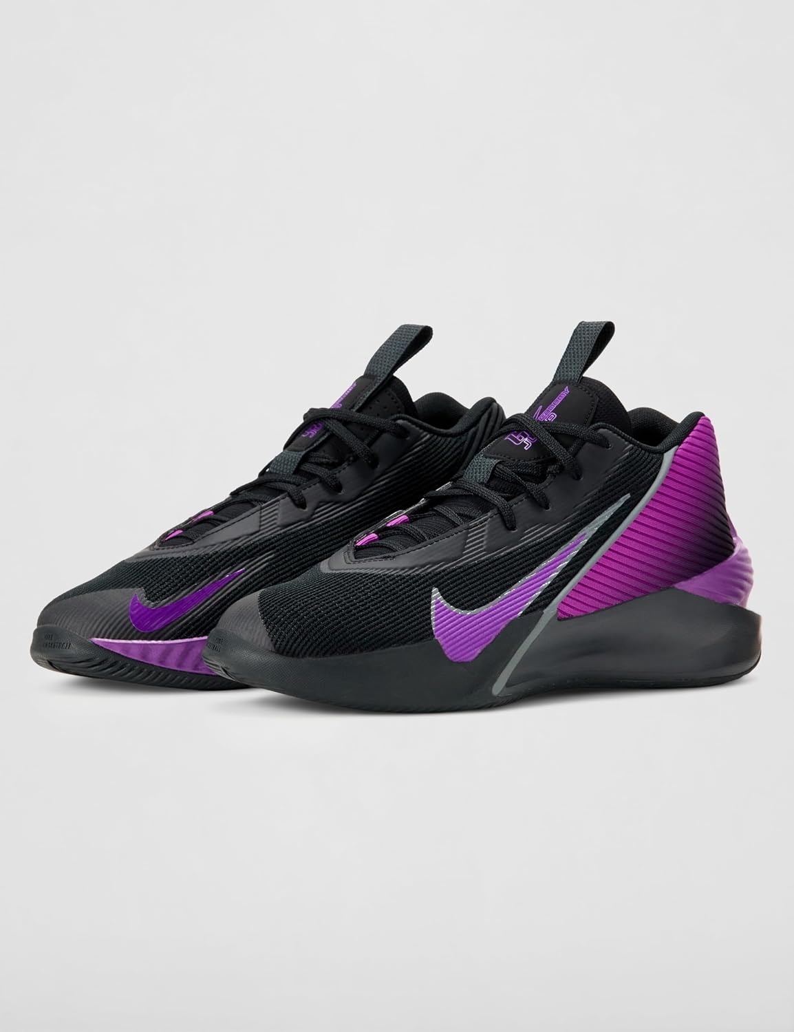 image:imageNike Unisex Adult GT Jump Academy Basketball ShoesBlackVivid PurpleDark Smoke Grey