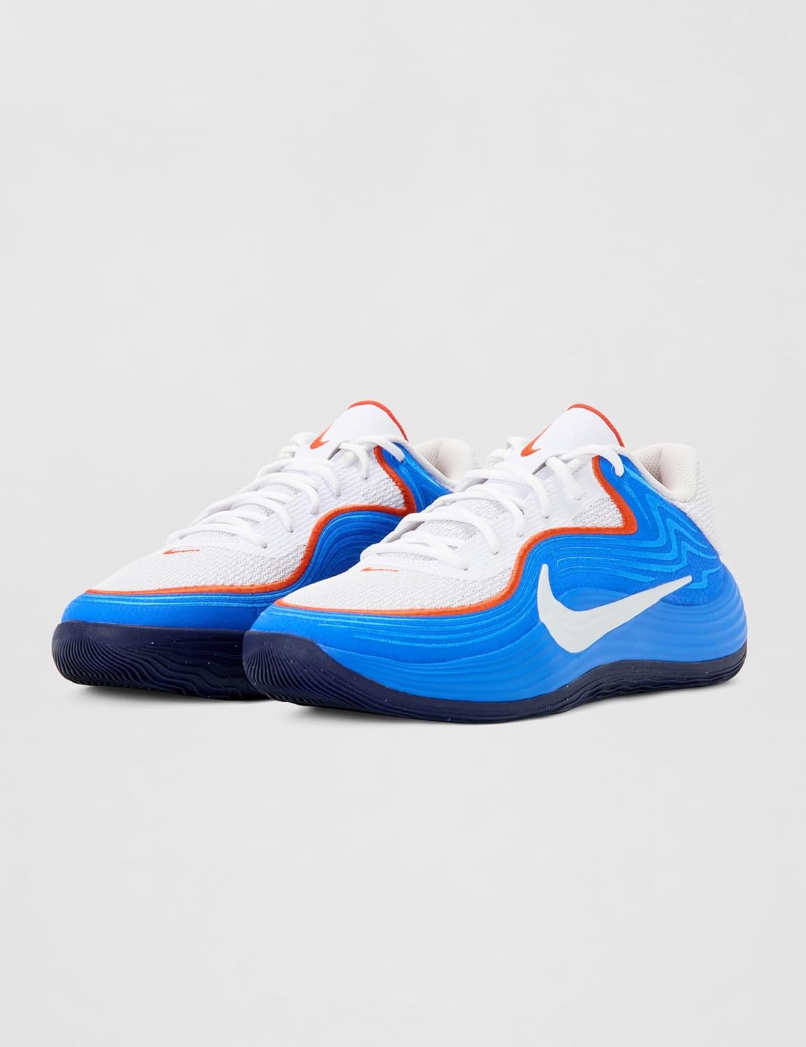 image:imageNike Unisex Adult Precision 8 Low Basketball ShoesWhiteWhiteLight Photo BluePicante Red