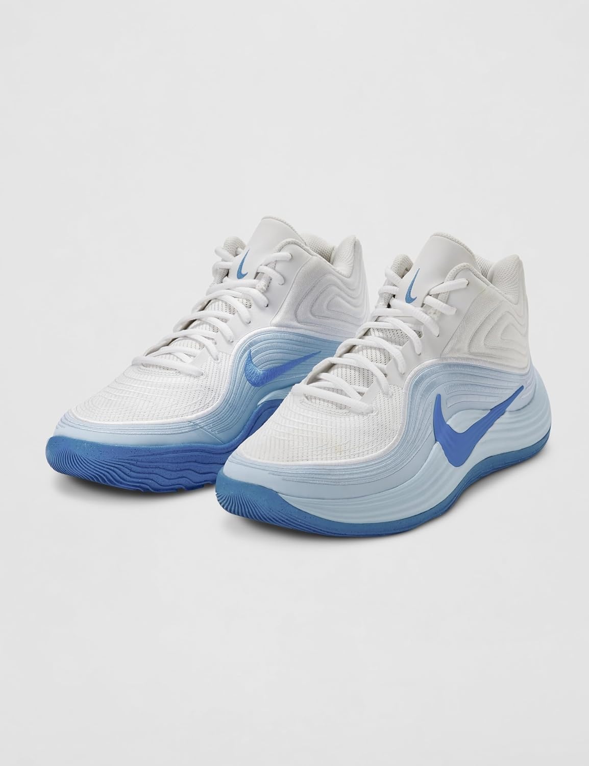 image:imageNike Unisex Adult Precision 8 Mid Basketball ShoesWhiteRoyal PulseHydrogen Blue