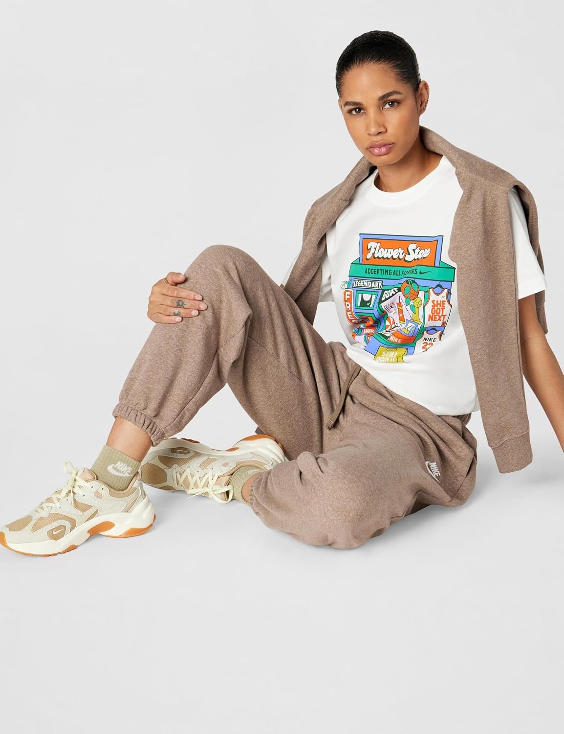 image:imageNike Womens AL8 ShoesLinenSailLight KhakiCoconut Milk