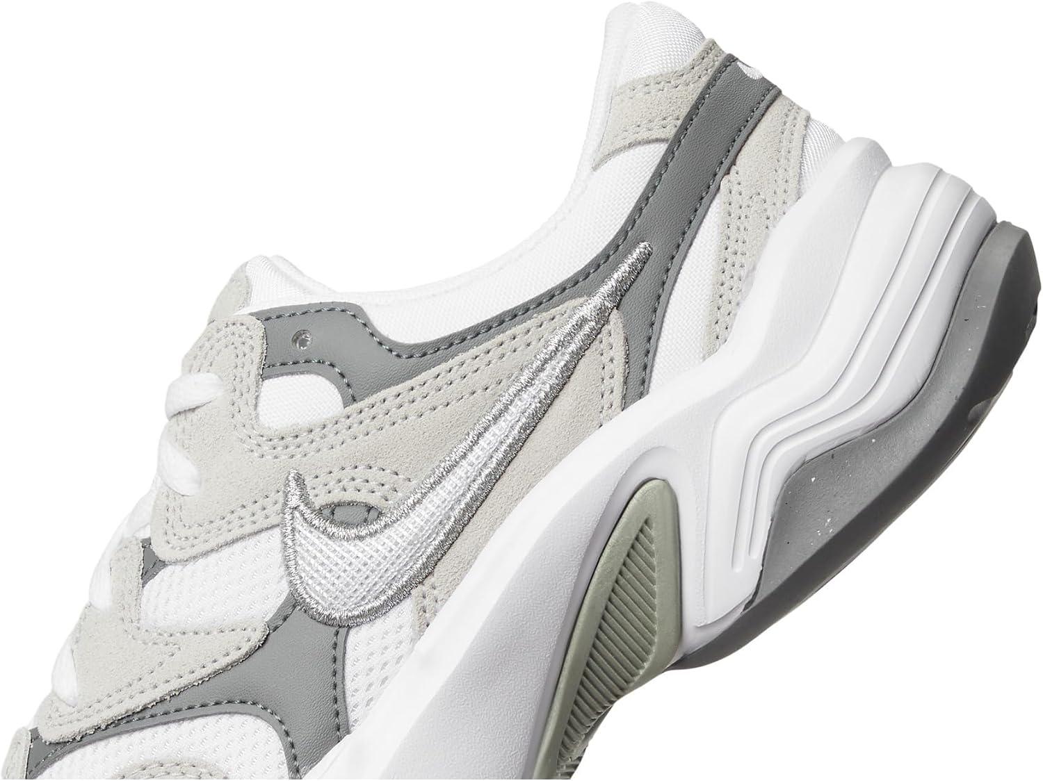 image:imageNike Womens AL8 ShoesWhiteMetallic SilverSmoke GreyBlack