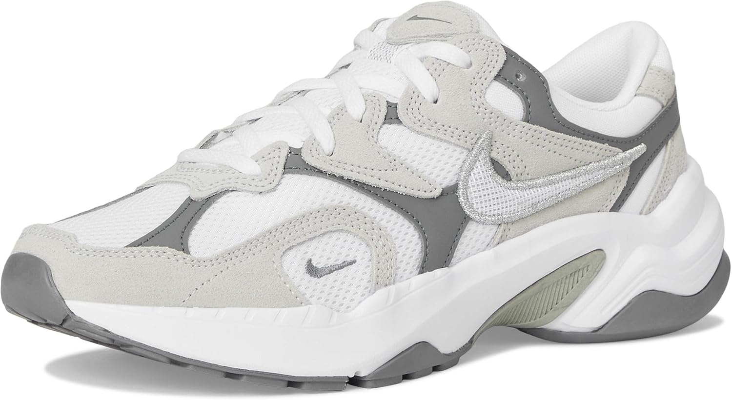 image:imageNike Womens AL8 ShoesWhiteMetallic SilverSmoke GreyBlack