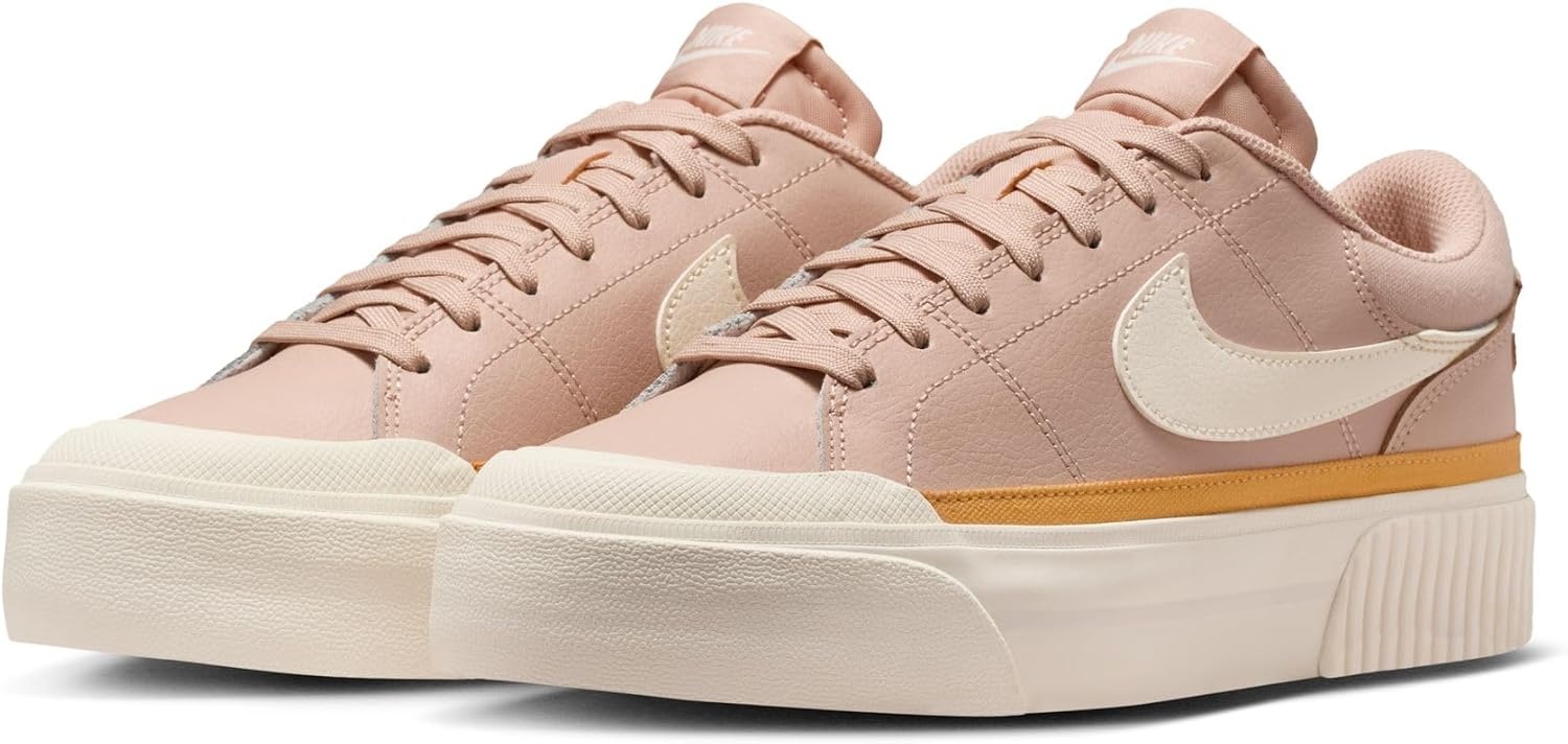 image:imageNike Womens Court Legacy Lift Shoes Casual ShoesShimmerChalkPale IvoryPollen