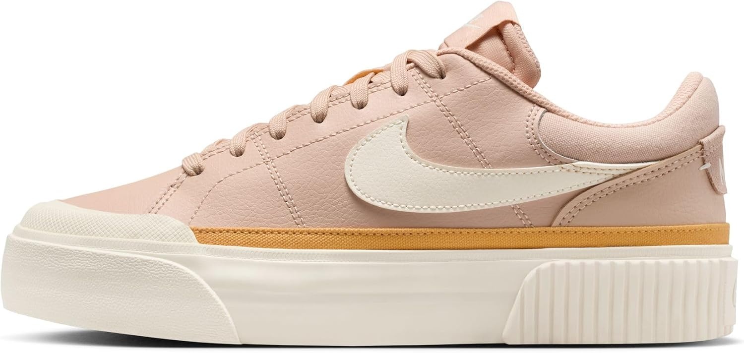 image:imageNike Womens Court Legacy Lift Shoes Casual ShoesShimmerChalkPale IvoryPollen