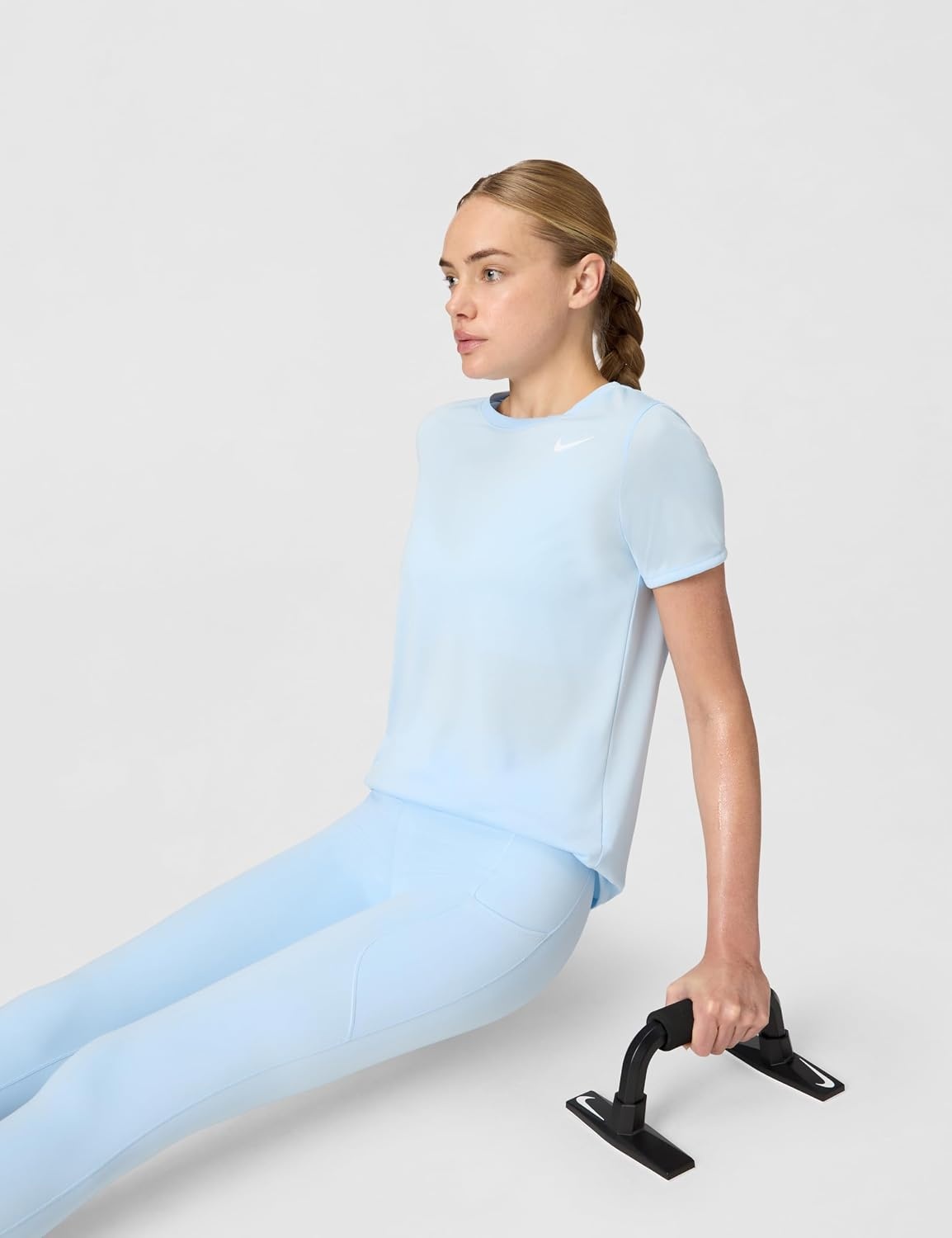 image:imageNike Womens Drifit Womens TShirtCelestine BlueWhite