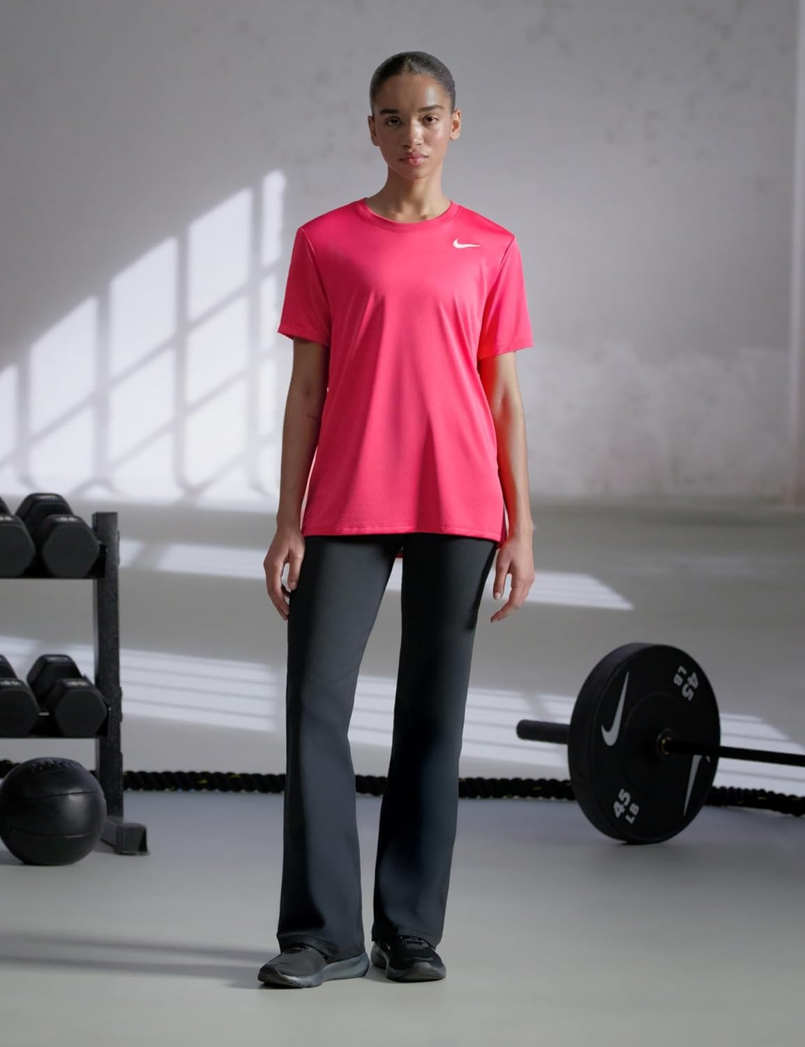 image:imageNike Womens Drifit Womens TShirtRush PinkWhite