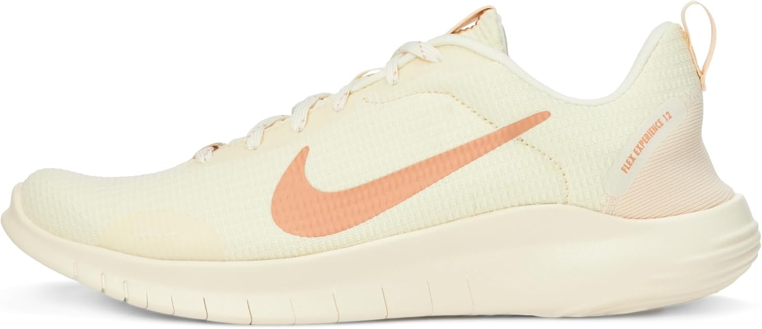 image:imageNike Womens Flex Experience Run 12 Road Running ShoesSoft PearlRose GoldPearl White