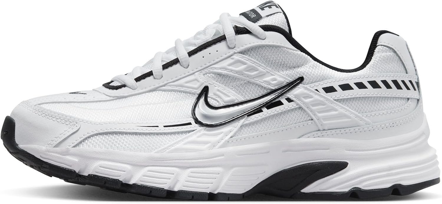 image:imageNike Womens Initiator Shoes Casual ShoesWhiteMetallic Silverwhiteblack