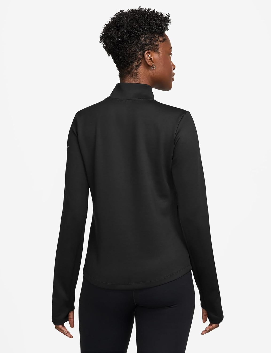 image:imageNike Womens One Thermafit 12zip Mid LayerBlack