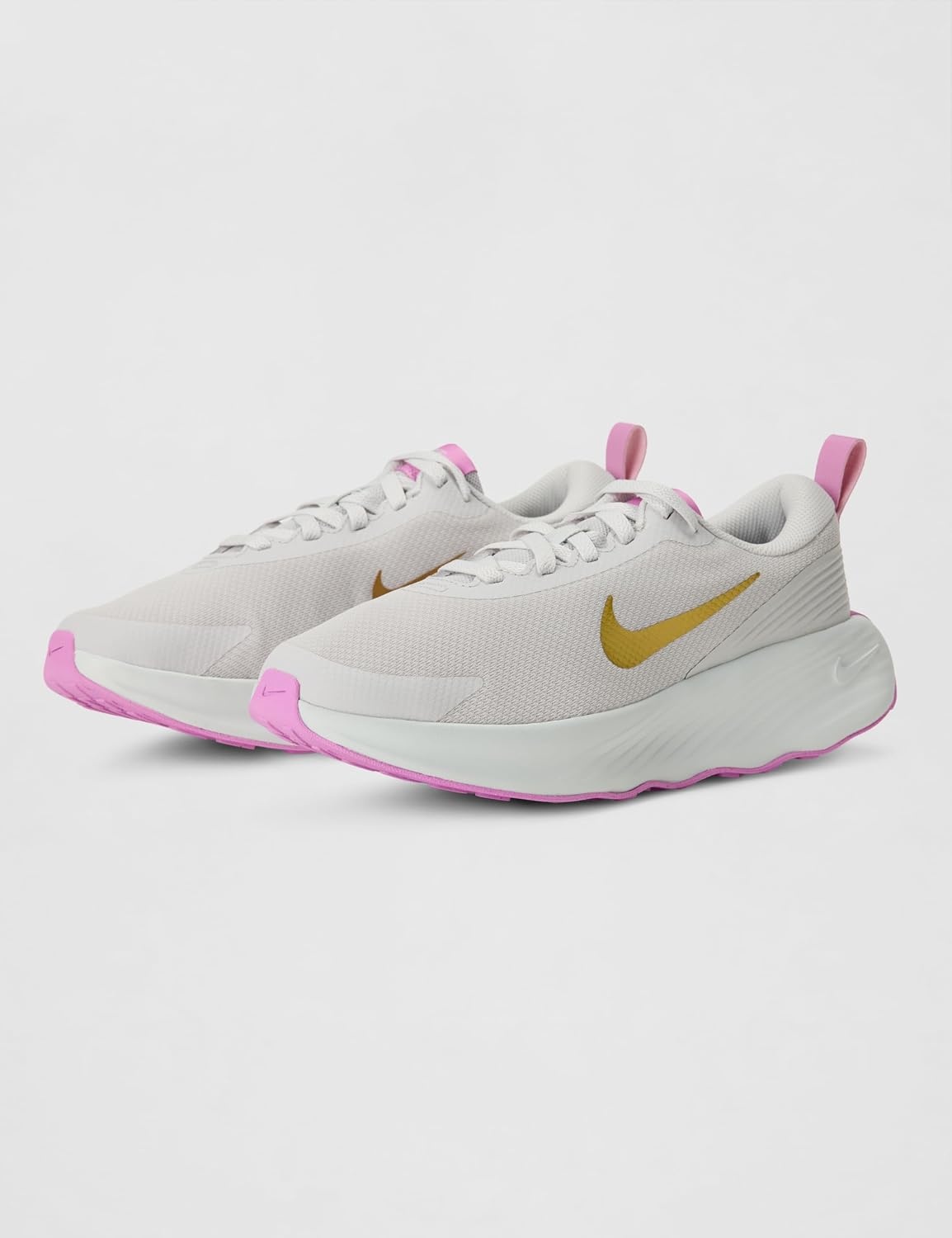image:imageNike Womens Promina Walking ShoesVast GreyMetallic GoldLight Magenta