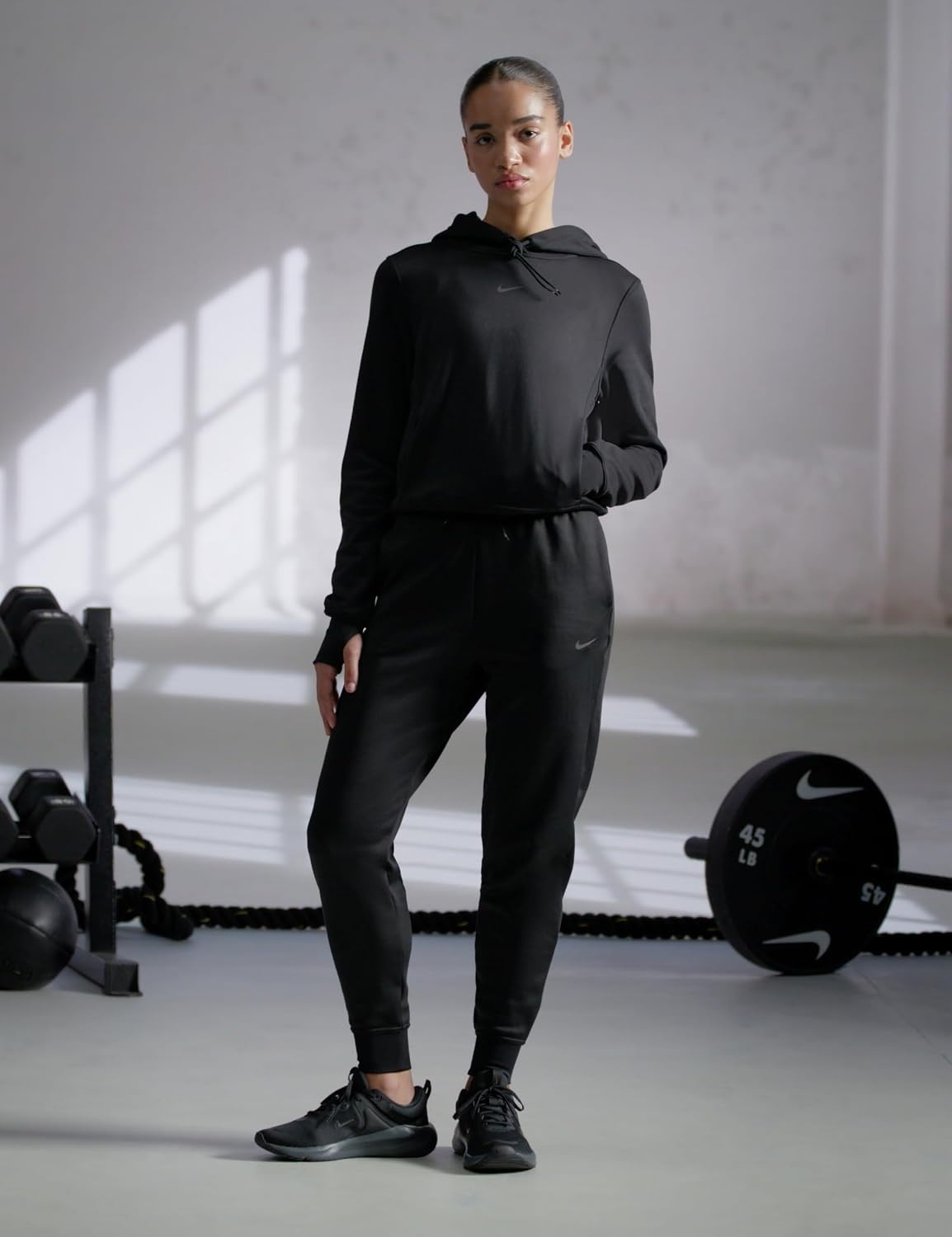 image:imageNike Womens ThermaFit One Pullover HoodieBlack