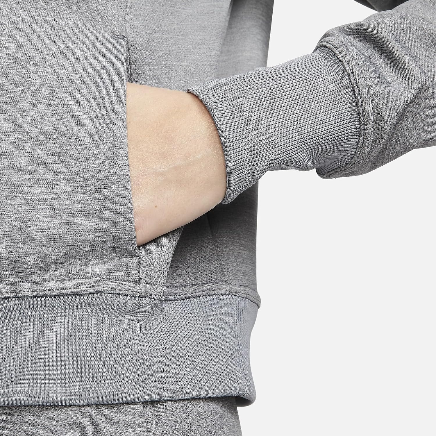 image:imageNike Womens ThermaFit One Pullover HoodieCarbon Heather