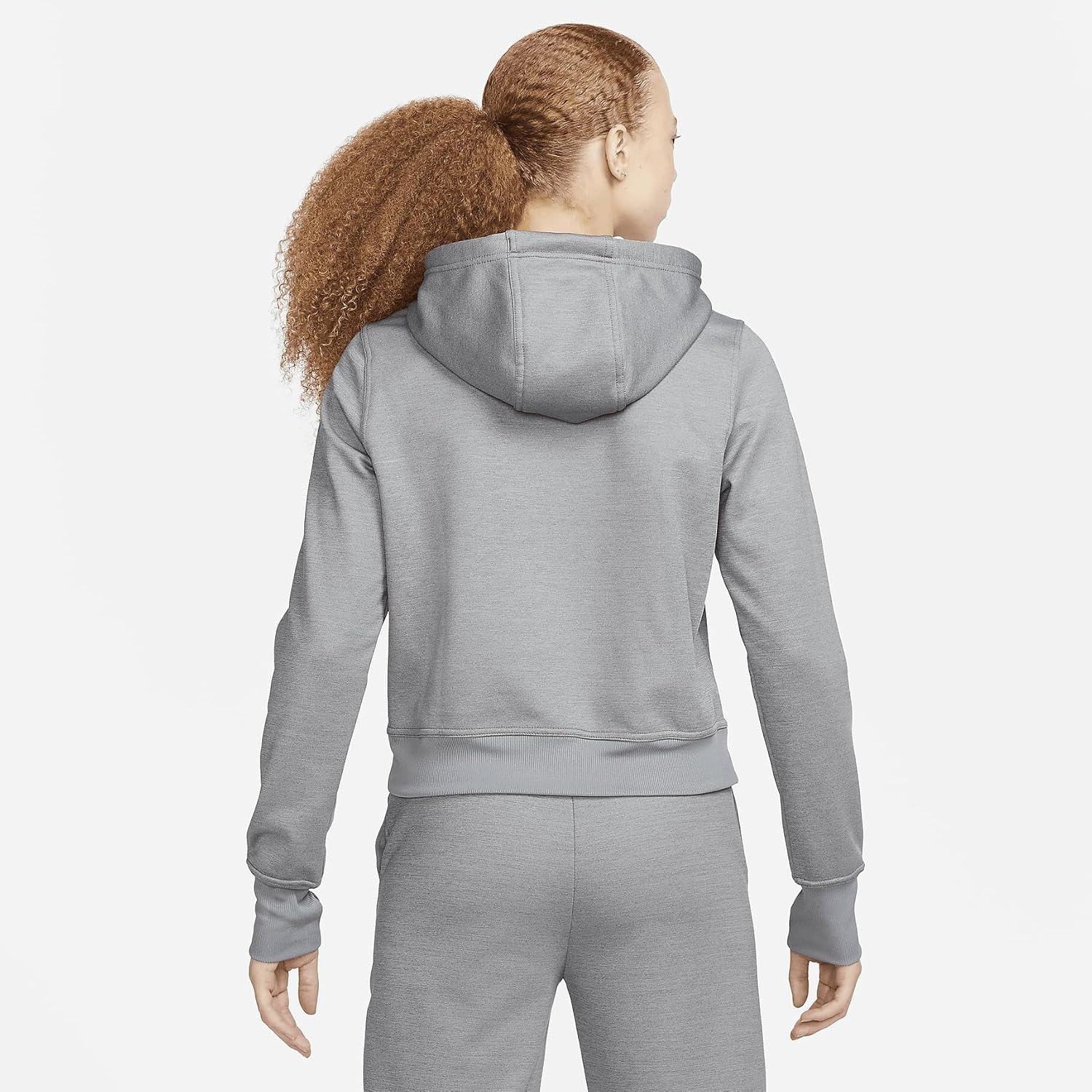 image:imageNike Womens ThermaFit One Pullover HoodieCarbon Heather