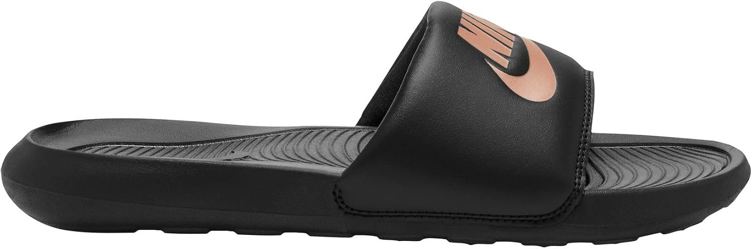 image:imageNike Womens Victori One Sandal Casual SandalsBlackMetallic Red BronzeBlack