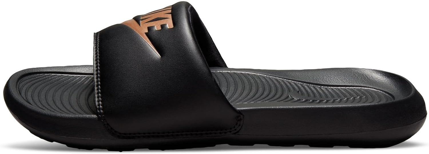 image:imageNike Womens Victori One Sandal Casual SandalsBlackMetallic Red BronzeBlack