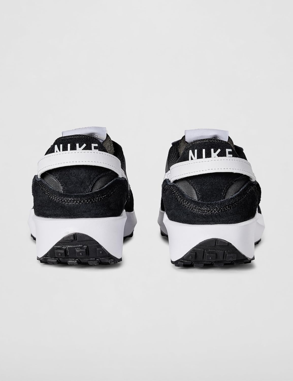 image:imageNike Womens Waffle Debut ShoesBlackWhiteOrangeClear