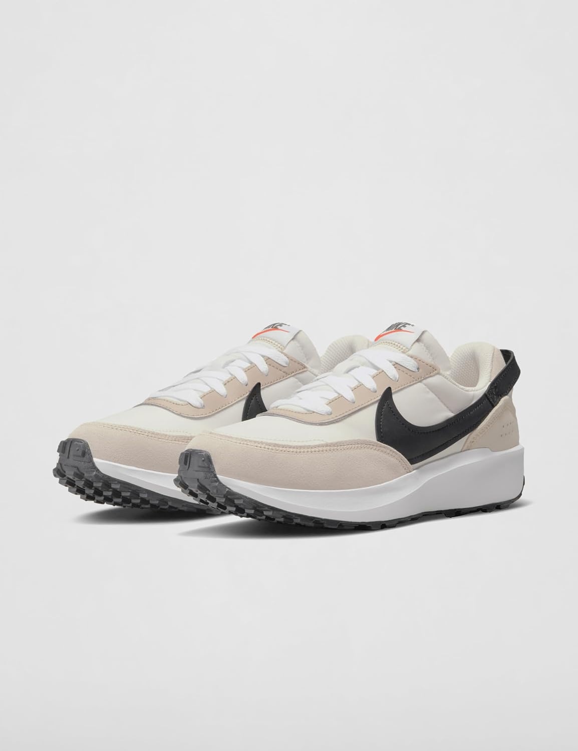 image:imageNike Womens Waffle Debut ShoesSanddriftBlackPhantomWhite