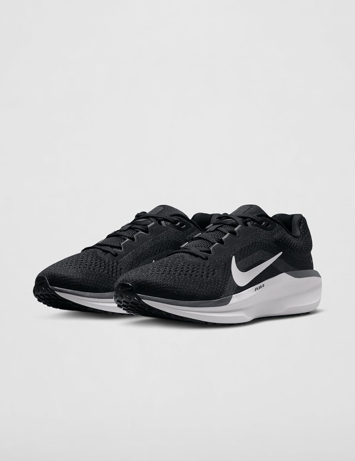 image:imageNike Womens Winflo 11 Road Running ShoesBlackWhiteAnthraciteCool Grey