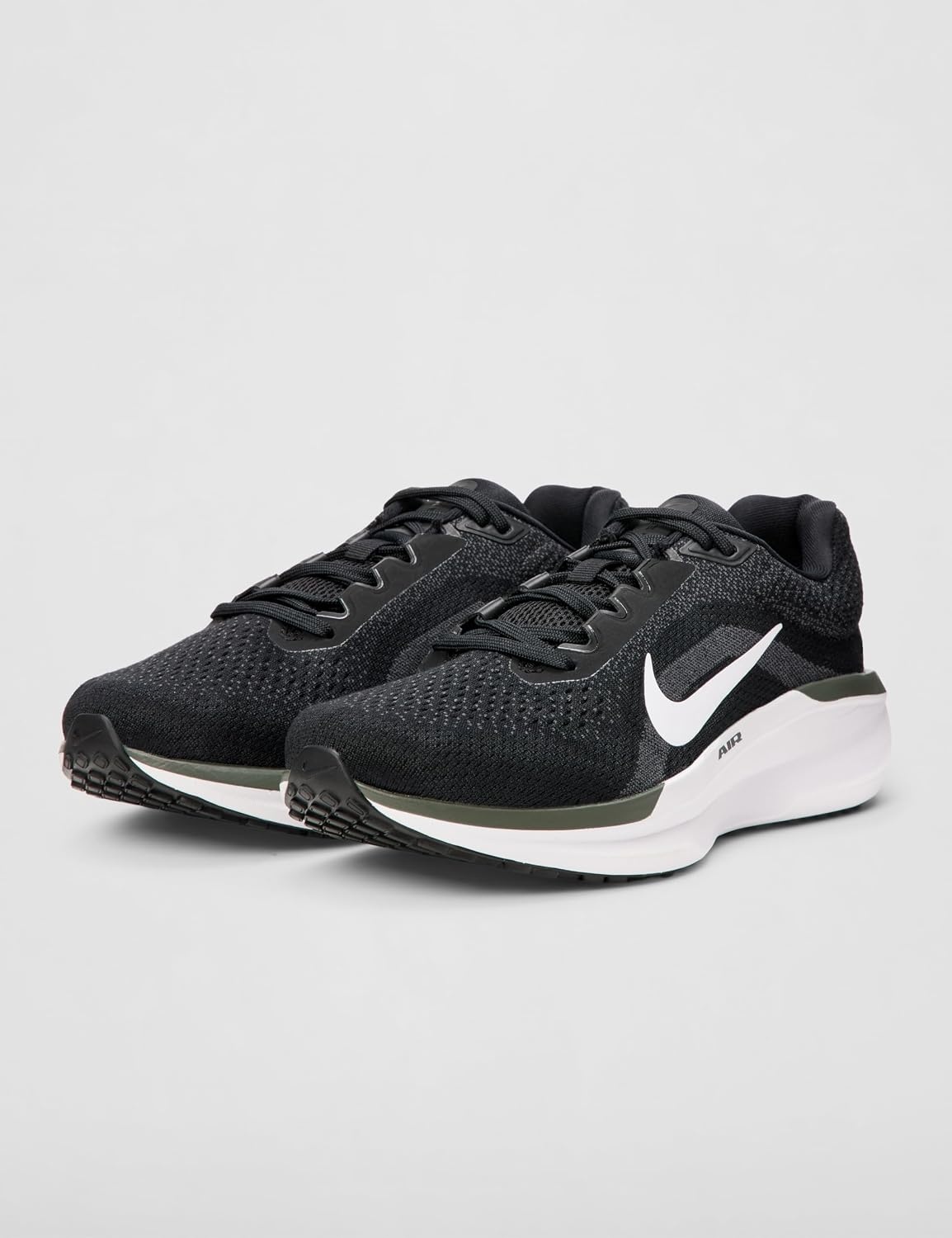 image:imageNike Womens Winflo 11 Road Running ShoesBlackWhiteAnthraciteCool Grey