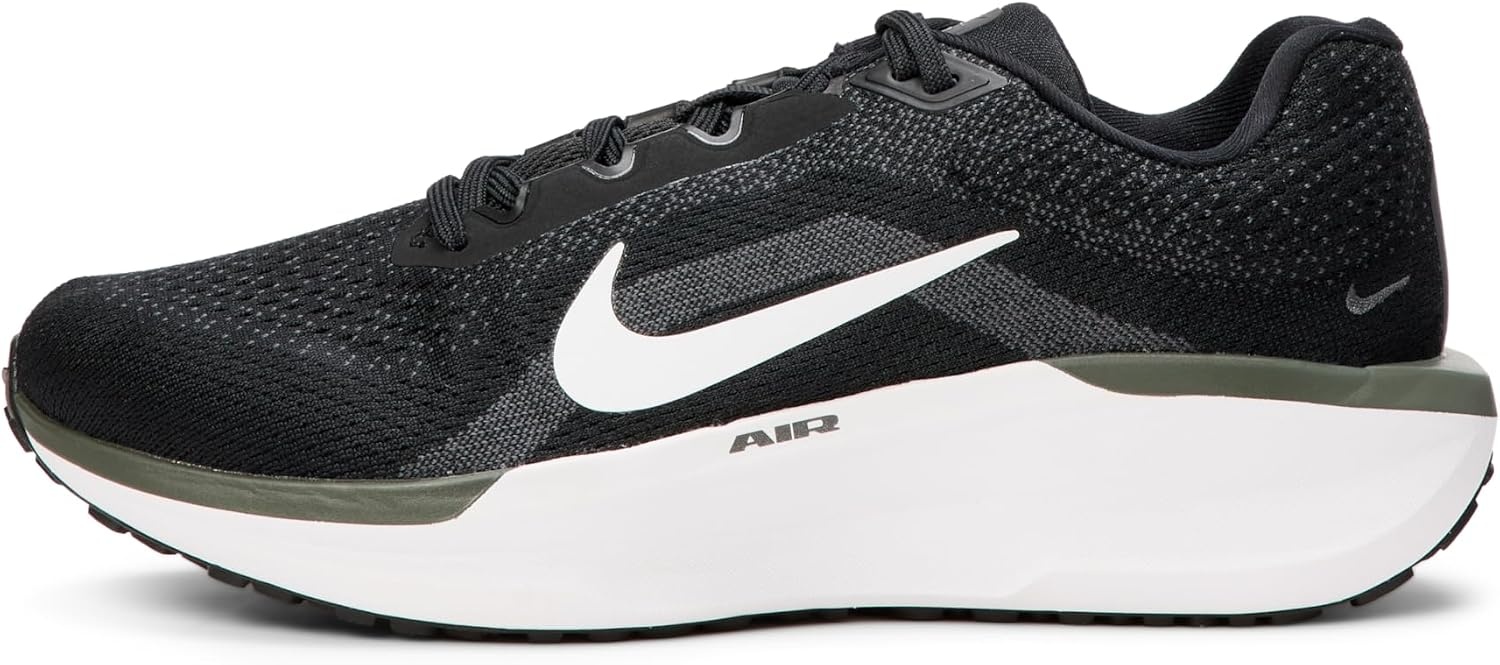 image:imageNike Womens Winflo 11 Road Running ShoesBlackWhiteAnthraciteCool Grey