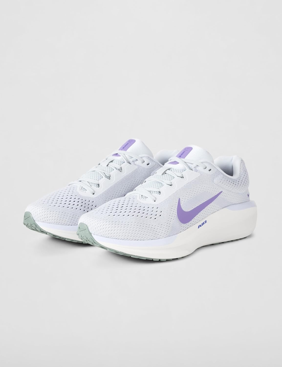 image:imageNike Womens Winflo 11 Road Running ShoesPure PlatinumGhostWild VioletConcord