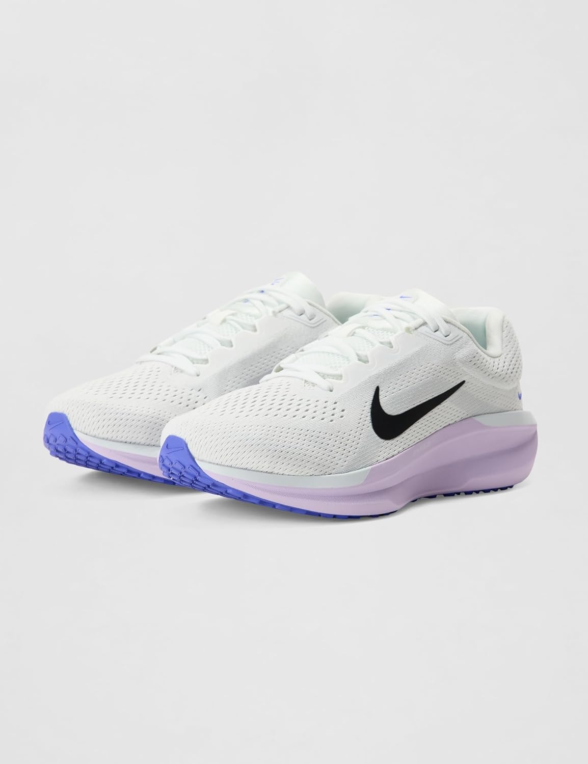image:imageNike Womens Winflo 11 Road Running ShoesSummit WhiteBlackViolet MistSapphire